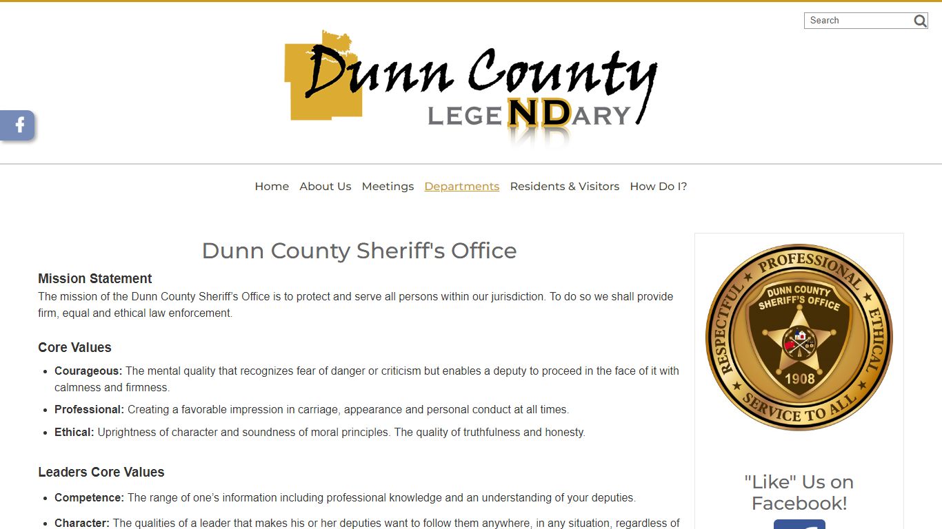 Dunn County Sheriff's Office - Dunn County, North Dakota